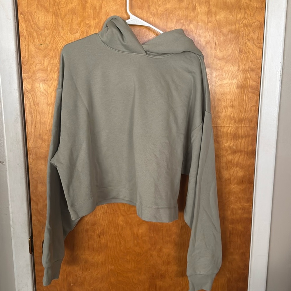 EUC Alo yoga crop hoodie